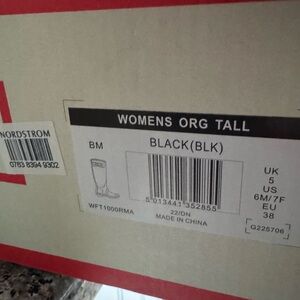 Hunter Women's Black Tall Rain Boots